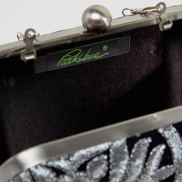 🌟HP🌟 ASOS Park Lane Hand-Embroidered Evening Bag - Picture 4 of 12